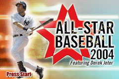 All-Star Baseball 2004 Title Screen